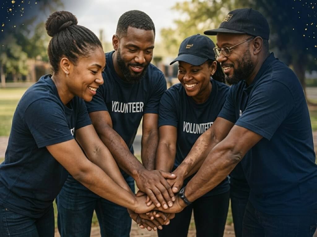 Veterans and community volunteers working together